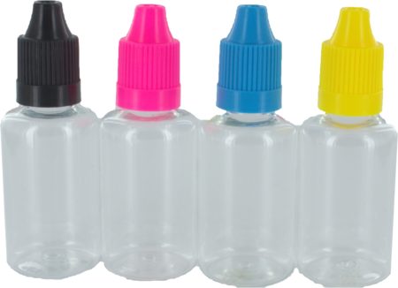 30 ml transparant druppelflesjes kindveilige sluiting