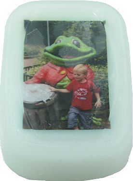Foto in zeep maken met gietzeep