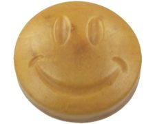 Transparante zeep met goud mica poeder