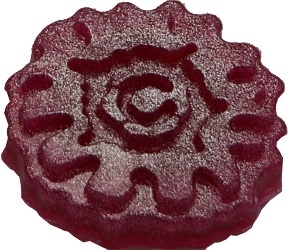 Roze kleurstof met parelmoer mica poeder