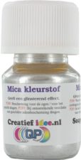 Mica zilveren kleur Mica zilveren kleur
